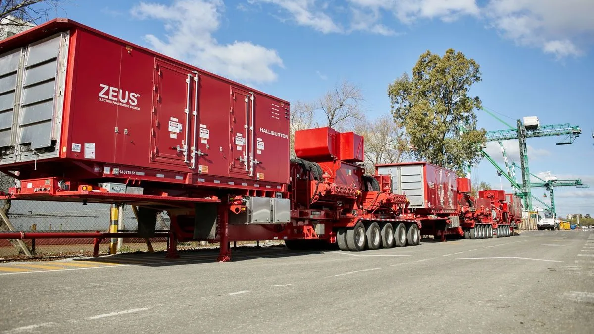 YPF incorporó el primer set de fractura eléctrica de Argentina para potenciar el desarrollo de Vaca Muerta