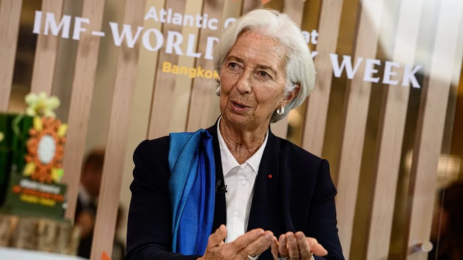 EZB-Präsidentin: Bericht: WEF könnte Lagarde Anfang November zur künftigen Chefin küren