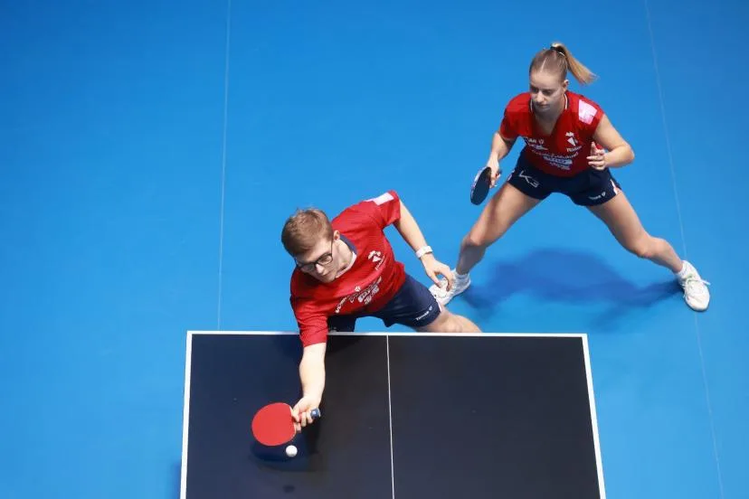 Les doubles mixtes français en 8es de finale des Championnats d'Europe à Ljubljana