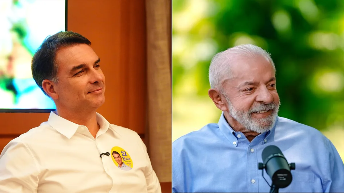 A nova pesquisa Real Time Big Data sobre a disputa Flávio x Lula no segundo turno