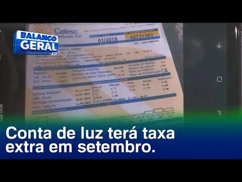 Bandeira amarela: conta de luz terá taxa extra em setembro.