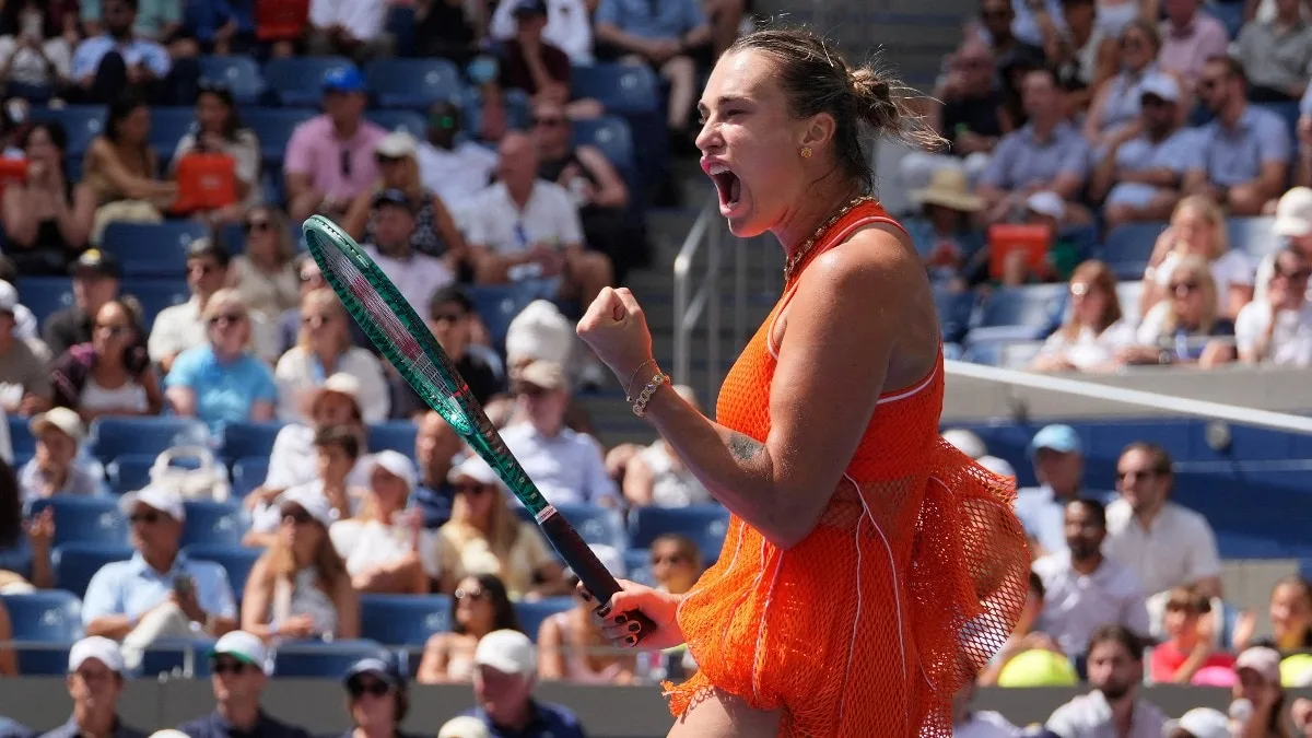 Aryna Sabalenka shrugs off poor form, begins US Open title defence in style