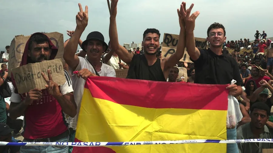 Spanische Nordafrika-Exklave: Aufatmen in Ceuta: Trotz Netz-Aufrufen kein neuer Ansturm