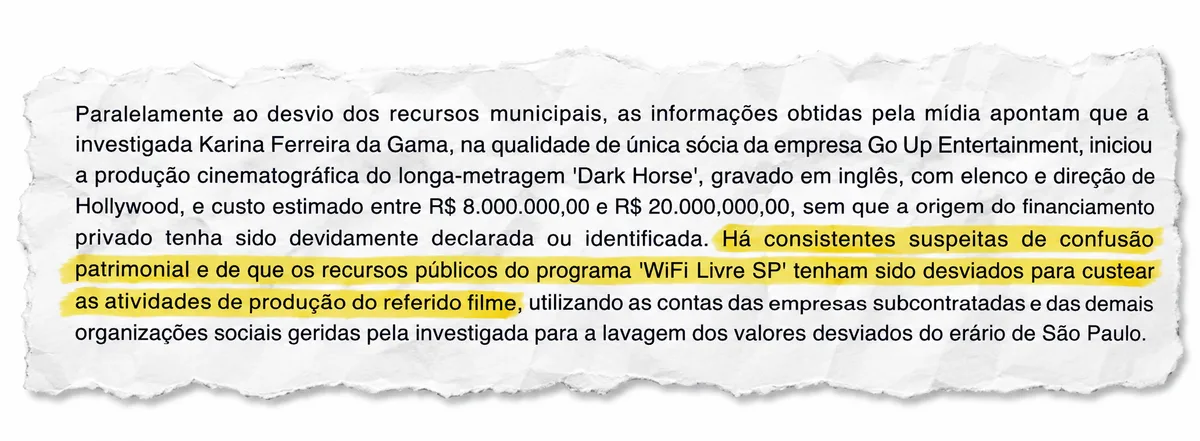 Polícia Civil de SP vê suspeita de desvio de verba para “Dark Horse”