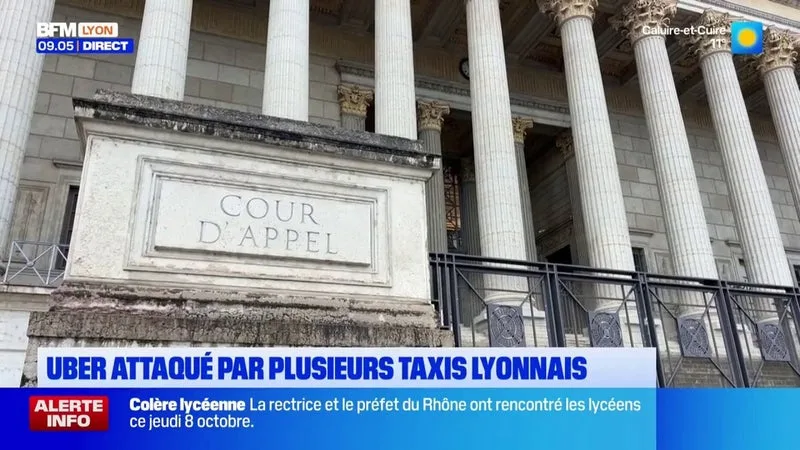 Uber attaqué en justice par plusieurs chauffeurs lyonnais