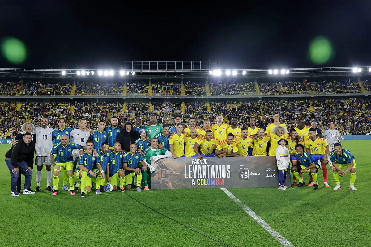 Lendas do futebol colombiano angariam cerca de 696 mil euros para vítimas do sismo