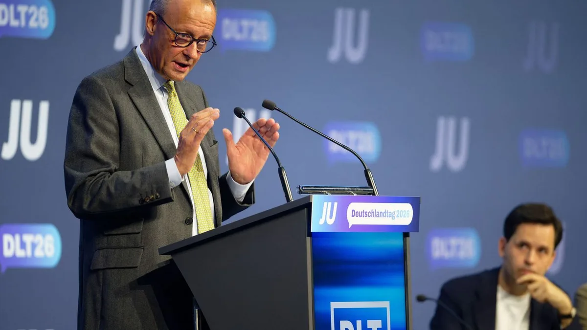 Auftritt vor Parteinachwuchs: Merz warnt SPD und Grüne vor Gesprächen mit der Linken