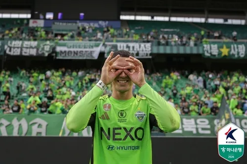 '티아고 2골' 전북, 제주에 3-2 진땀승…광주는 자책골로 역전패