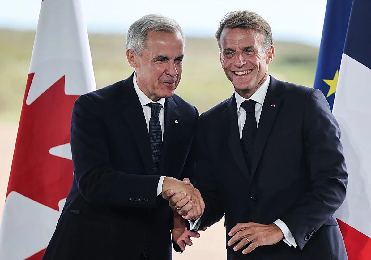 Macron y Carney reivindican la soberanía nacional en una visita cargada de simbolismo