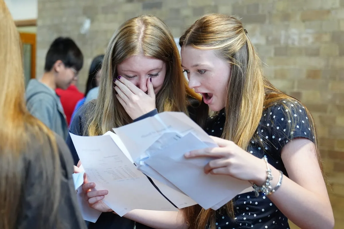 Top GCSE grades rise but key pass rate returns to pre-pandemic levels