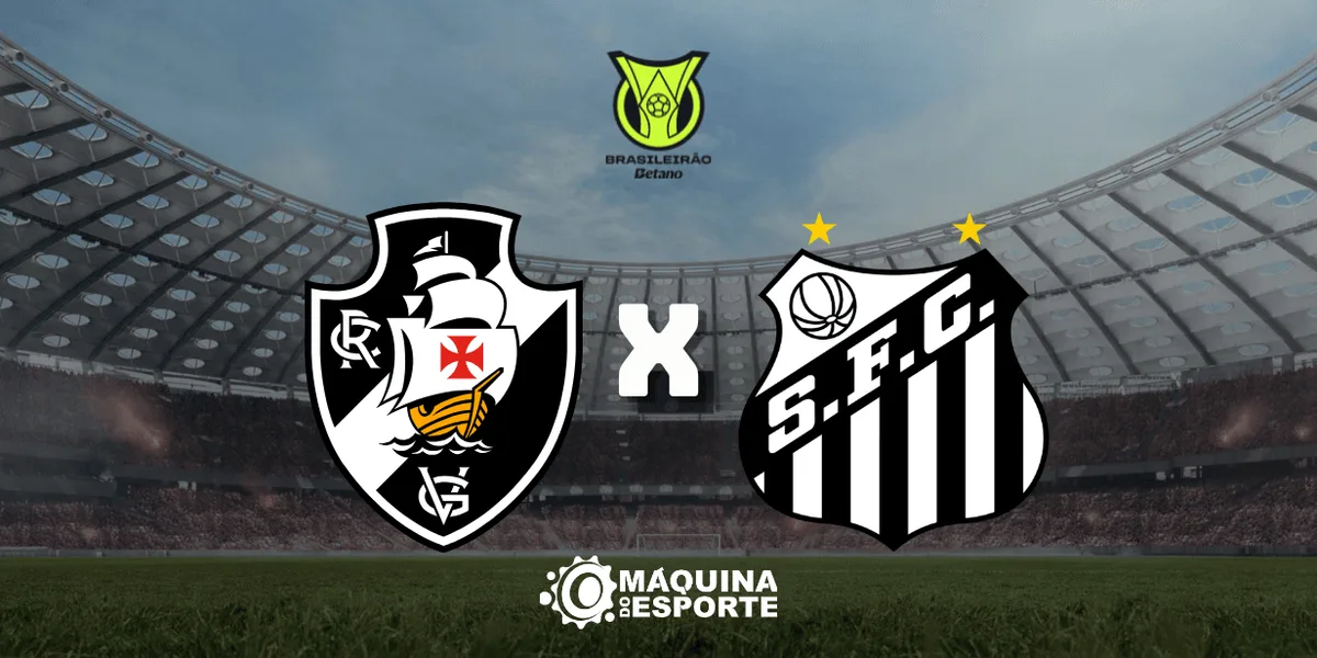 Vasco x Santos: Onde assistir ao jogo da 23ª rodada do Brasileirão