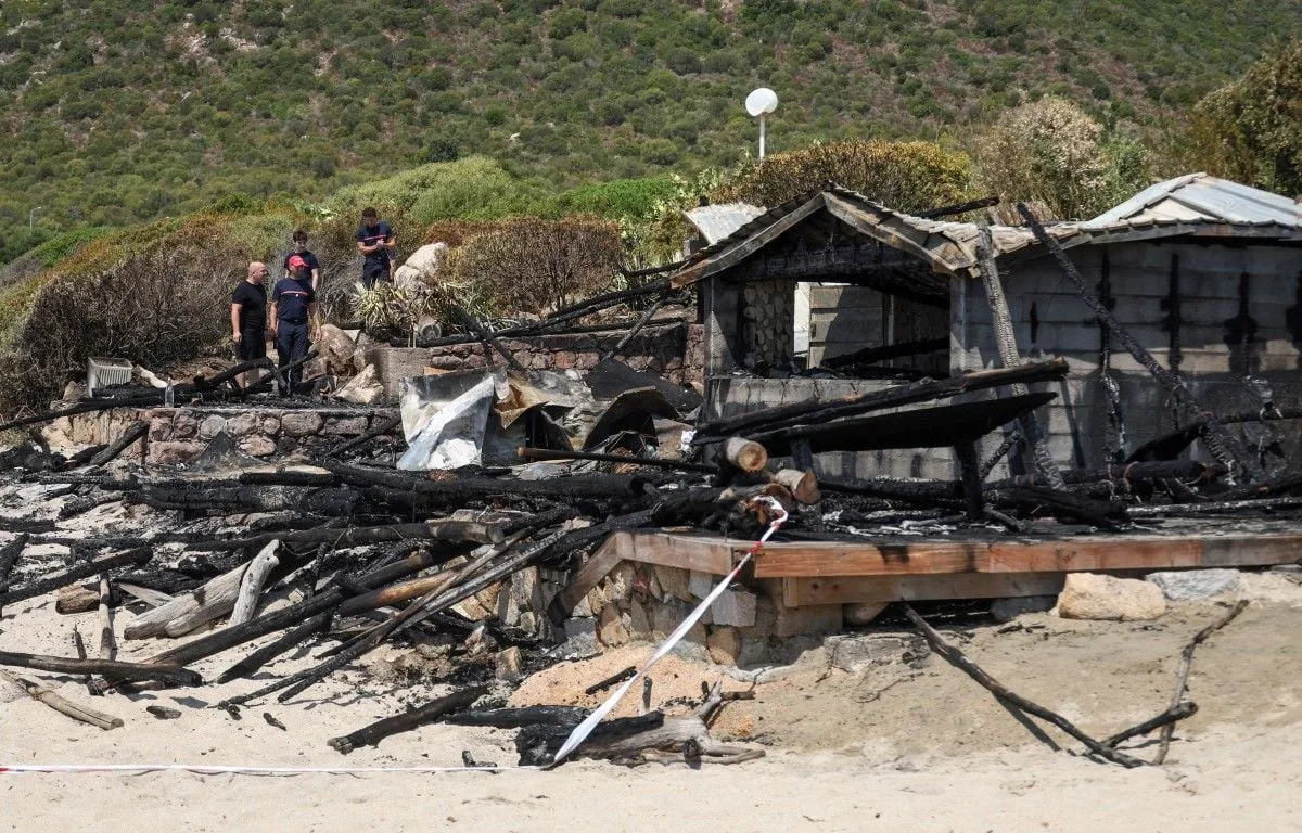 Corse : Deux blessés dans un nouvel incendie d’une paillote
