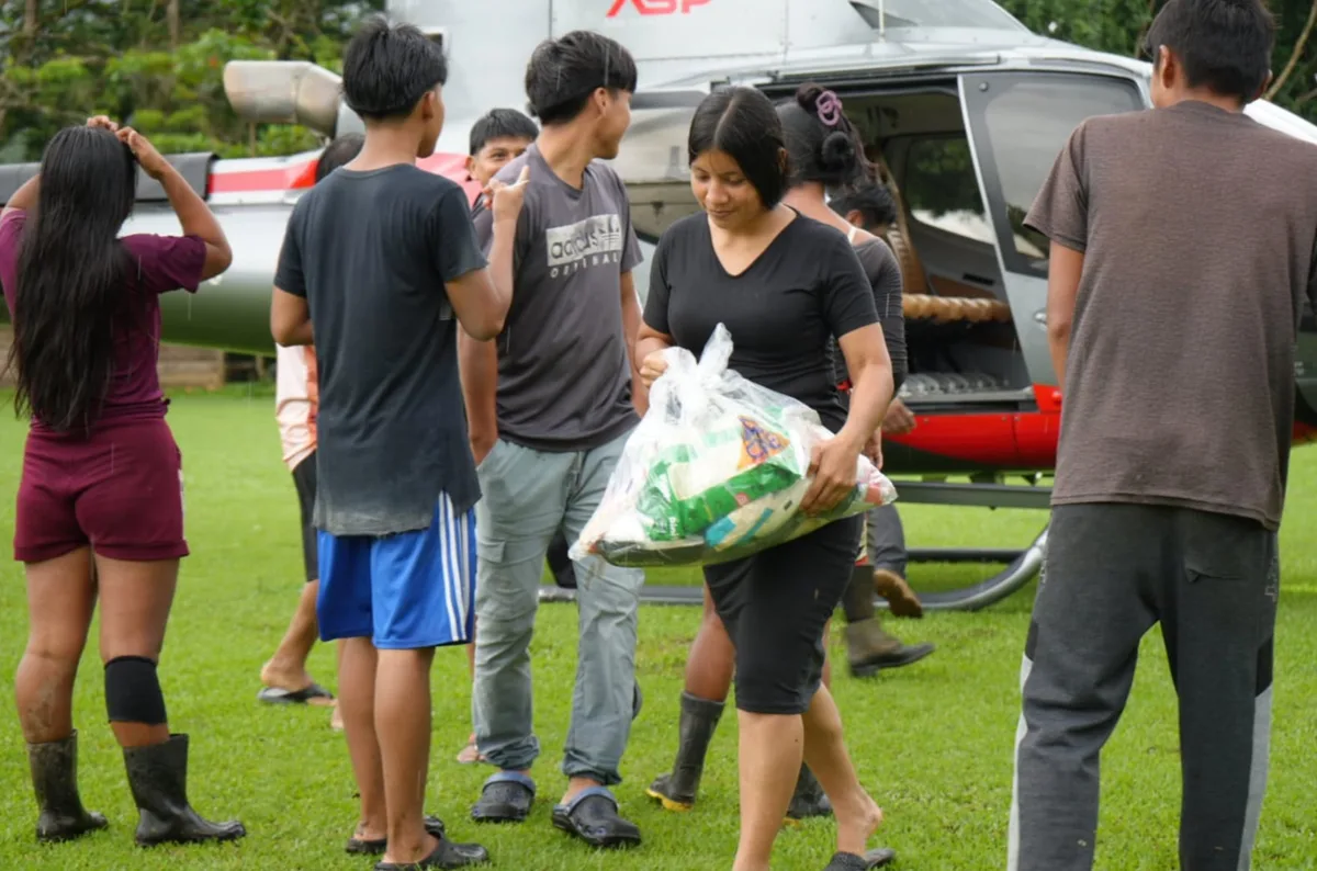 Costa Rica concluyó operativo aéreo en territorios indígenas tras entregar alimentos a 860 familias afectadas por las lluvias