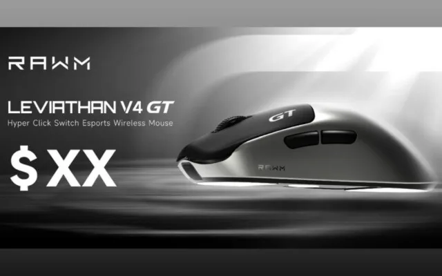 Mouse gamer Leviathan V4 GT promete switches de modo duplo por menos de US$ 100