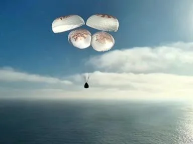 Four astronauts return to Earth after eight months in space