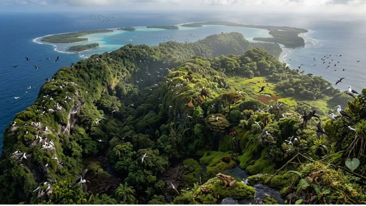 Atolls take 30 million years to form, yet support 31 million seabirds