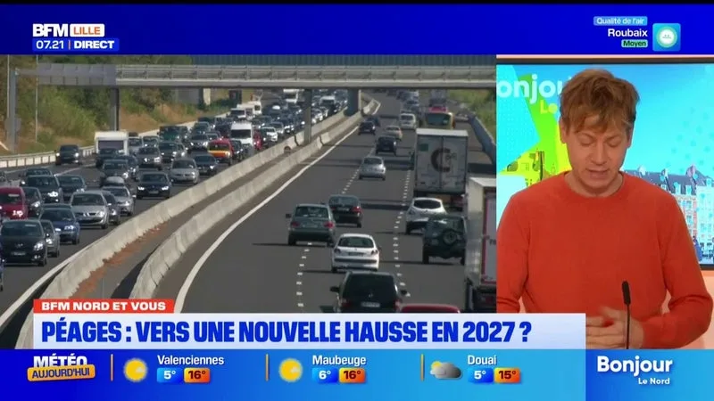 BFM Nord et Vous: vers une nouvelle hausse des péages en 2027