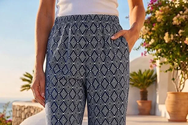 Roman’s ‘cool summer pants’ with a stretchy waist are slashed to £22