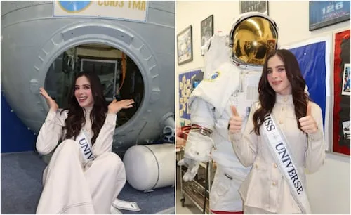 Se le acaba el reinado a Fátima Bosch y, en su estancia en la NASA le dicen: "sé Miss Universo para siempre"
