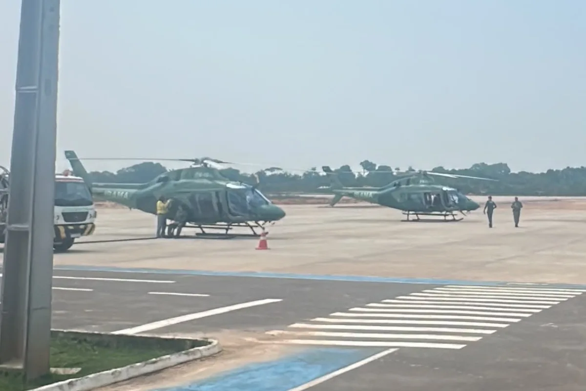 Primeiras aeronaves enviadas pelo governo federal para combater queimadas no AM chegam a Manaus