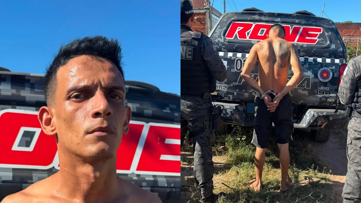 Condenado a mais de 62 anos por roubo tenta escapar por telhados e é recapturado durante operação no PI