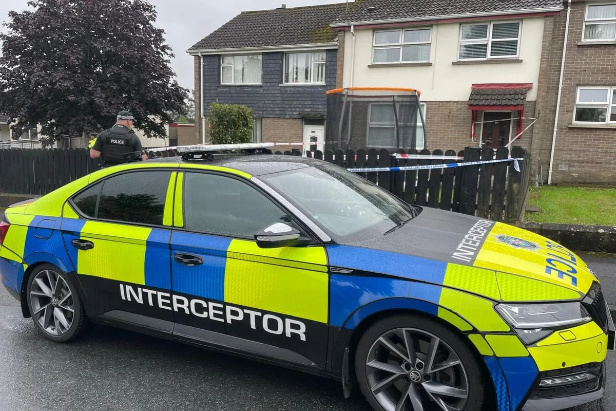 Male arrested after man found dead next to seriously injured child in Co Tyrone