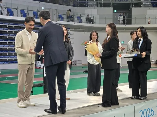[전국체전] 펜싱협회, 김정환 등 국가대표 출신 선수 은퇴식 개최