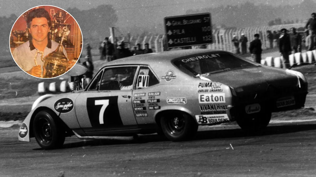 A 45 años del récord ganador de Roberto Mouras en el TC y el triste final de su auto, el mítico “7 de Oro”