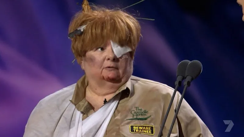 Magda Szubanski's surprise appearance at Logies