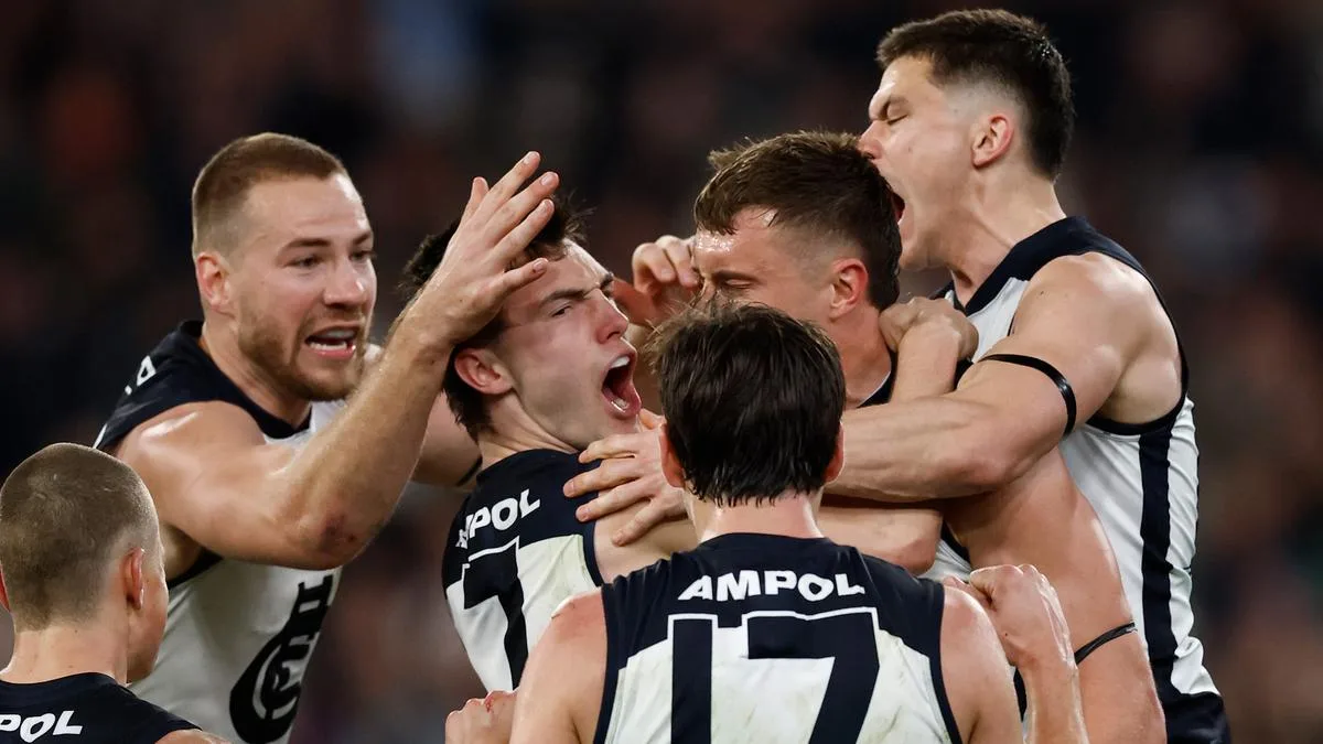 AFL Wildcard Round: Carlton topple Melbourne by 19 points to book elimination final against Geelong