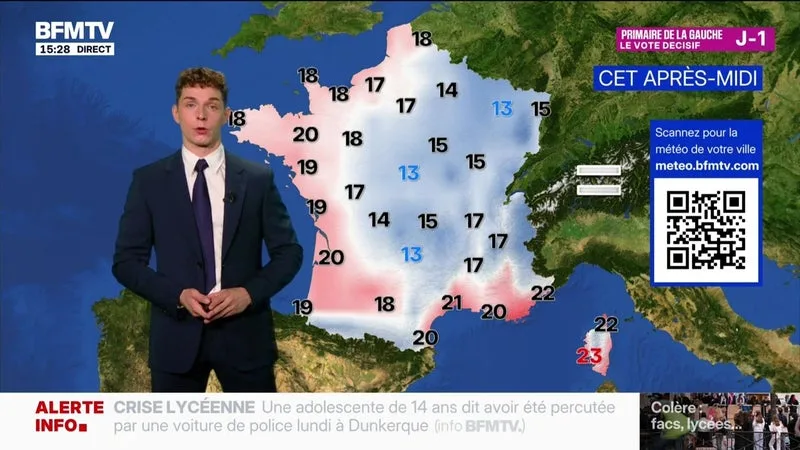La météo pour ce samedi 10 octobre 2026