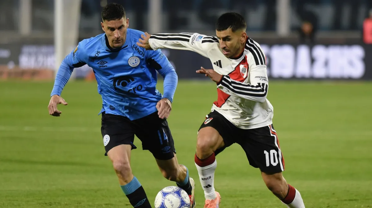 River empata con Belgrano en un partido clave por el Torneo Clausura
