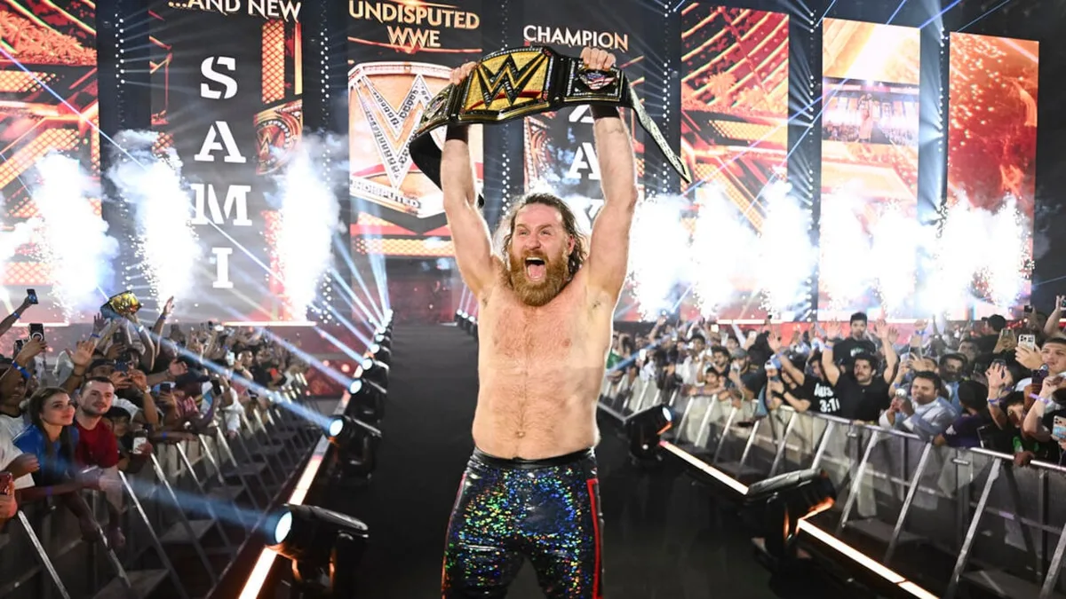 Sami Zayn Sends Six-Word Message After Shocking CM Punk Victory To Become WWE Champion Again
