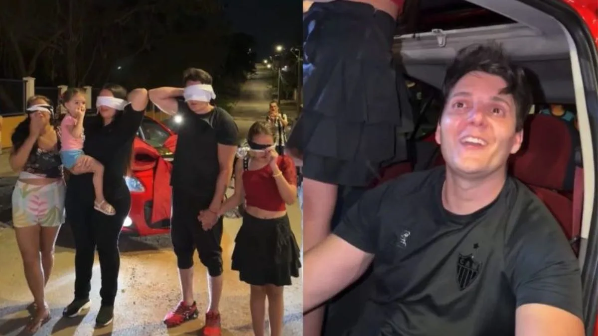 Motoboy leva 40 picadas ao salvar criança de enxame de abelhas e, no dia seguinte, ganha carro e moto 0 km