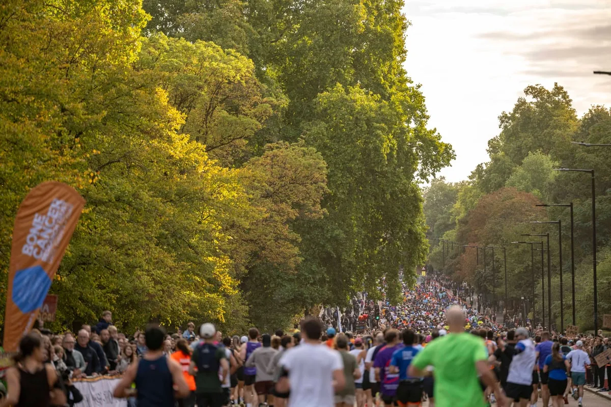 Record number of runners take part in 2026 Royal Parks Half Marathon in London