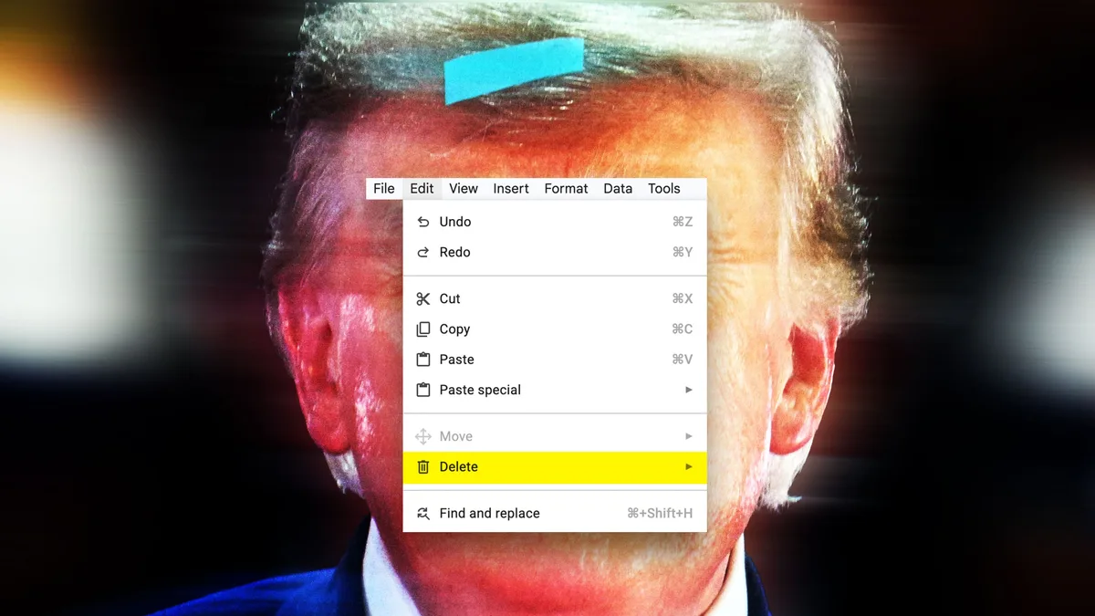 Deep Red MAGA Senate Candidate Scrubs Trump from his Website
