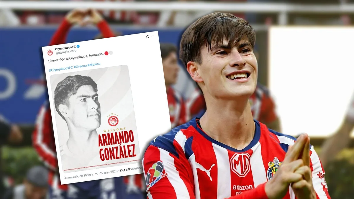 ¡ES OFICIAL! Olympiacos confirma a ‘Hormiga’ González como su nuevo jugador: ‘Un sueño que nació en México’