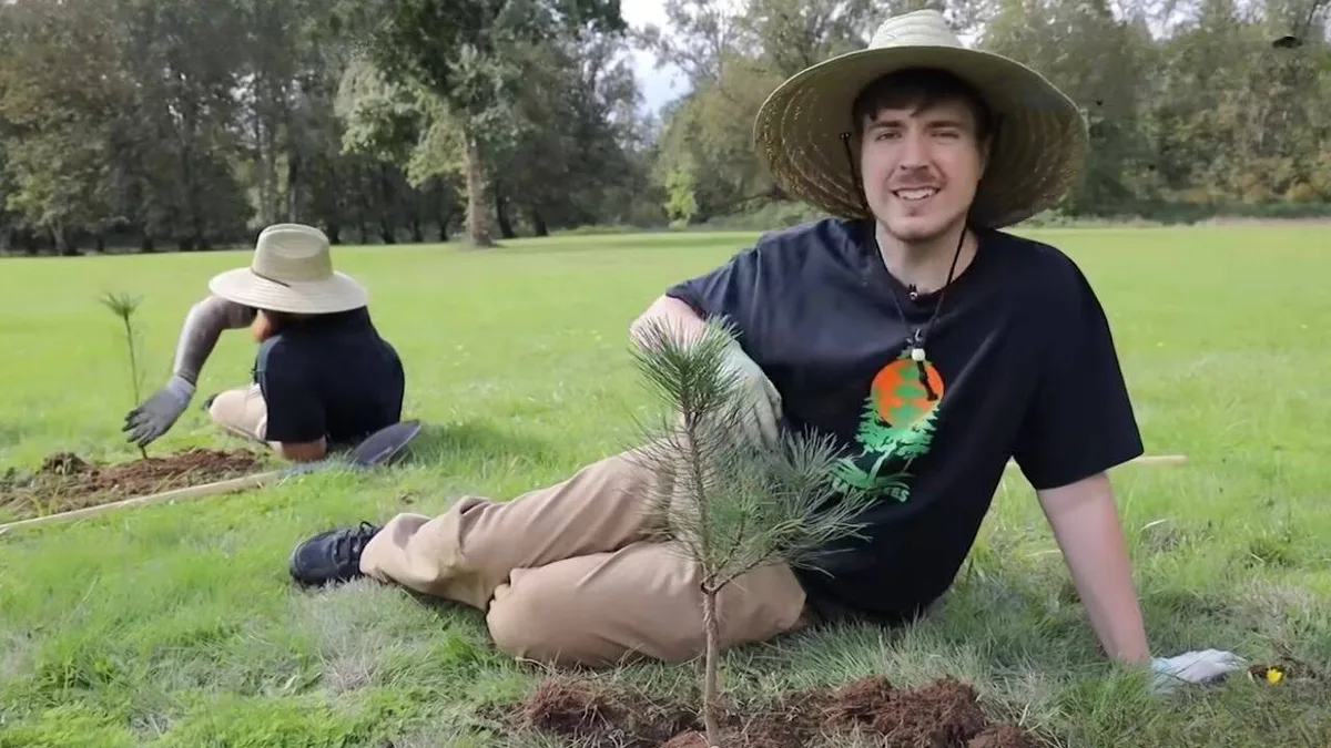 In 2019, a YouTuber was challenged to plant millions of trees, today his campaign has planted 25 million worldwide