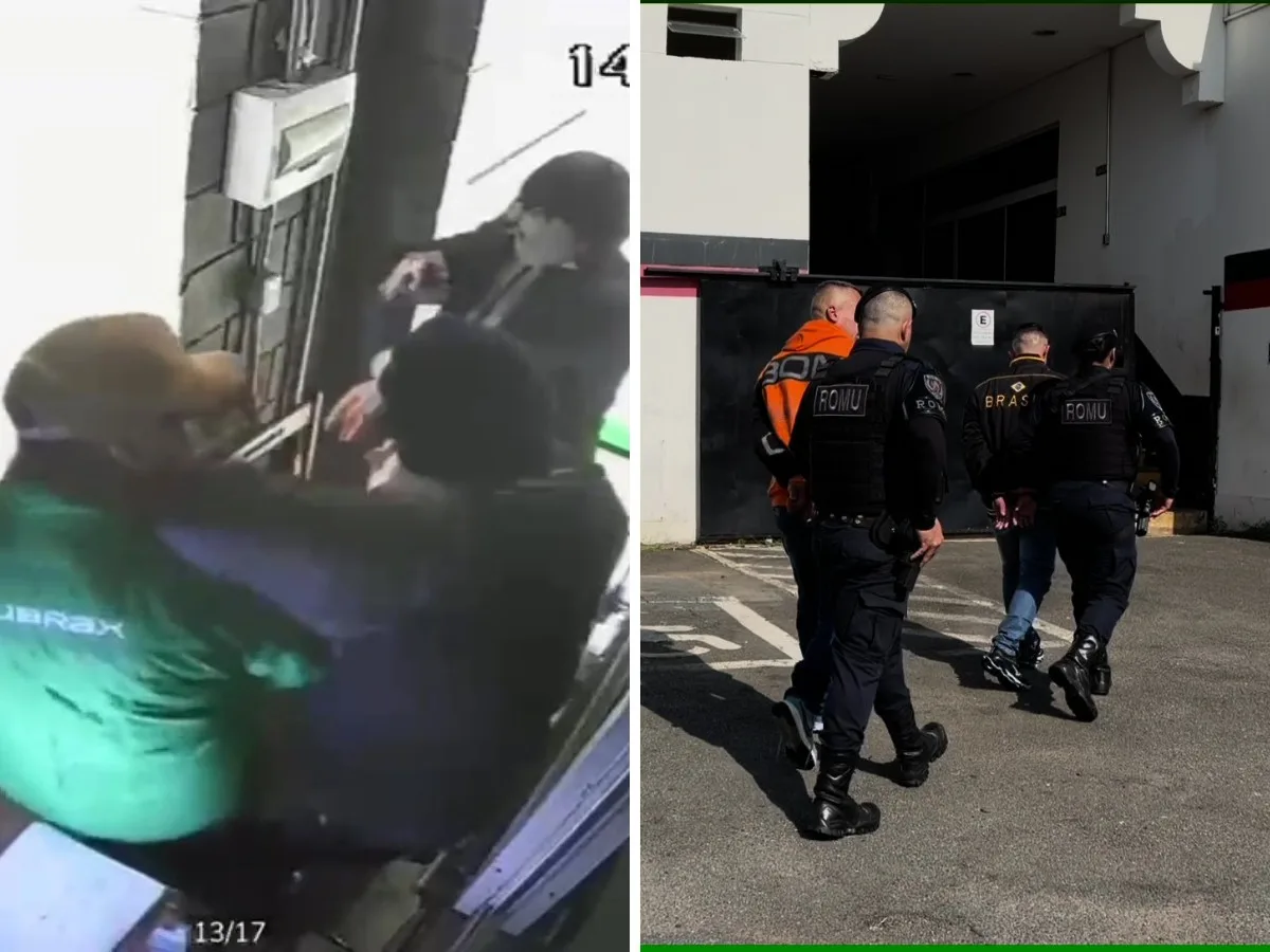 Trio rouba posto de combustível, foge para 'comemorar' crime e acaba detido pela guarda em Campinas