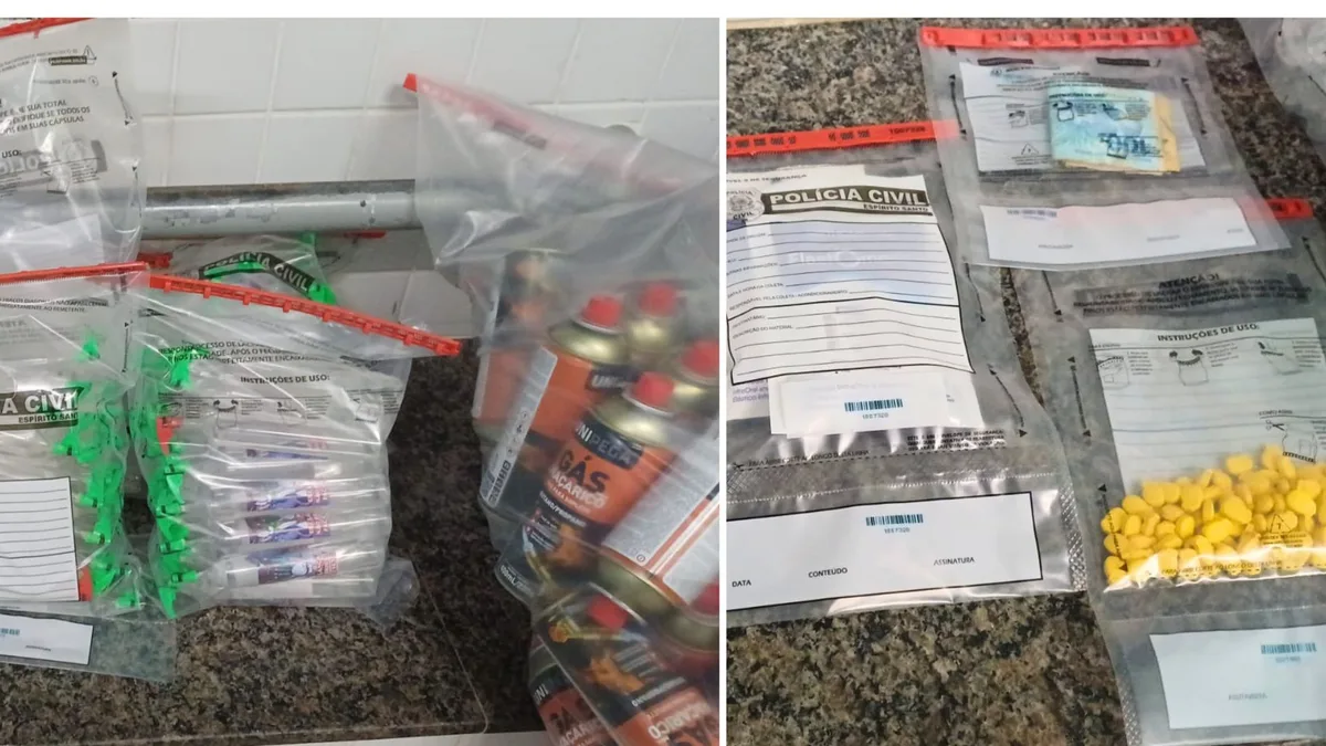 Dupla é presa com mais de 1,1 mil frascos de lança-perfume na BR 101, no ES