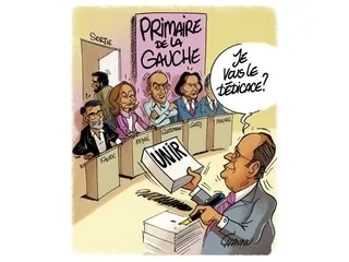 Le dessin de Chaunu : la primaire de la gauche qui se précise