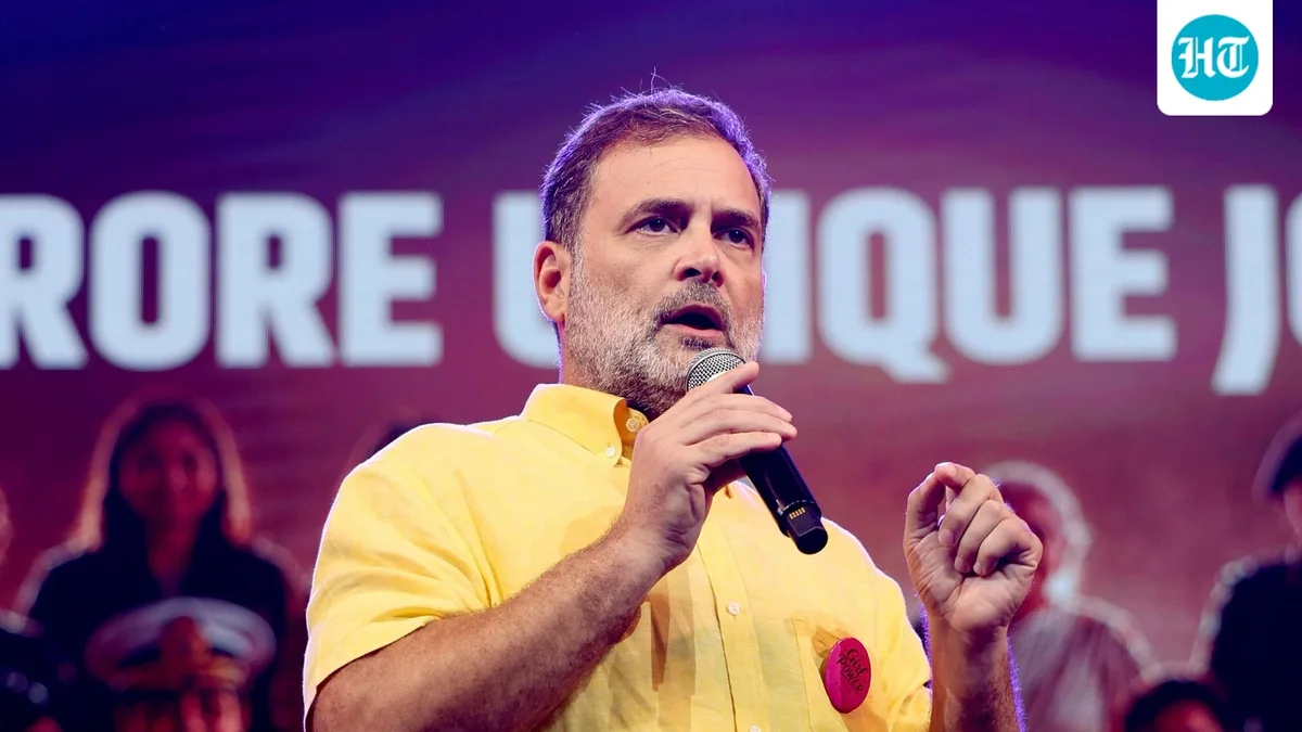 BJP leader slams Rahul Gandhi's remarks on Manusmriti, files complaint