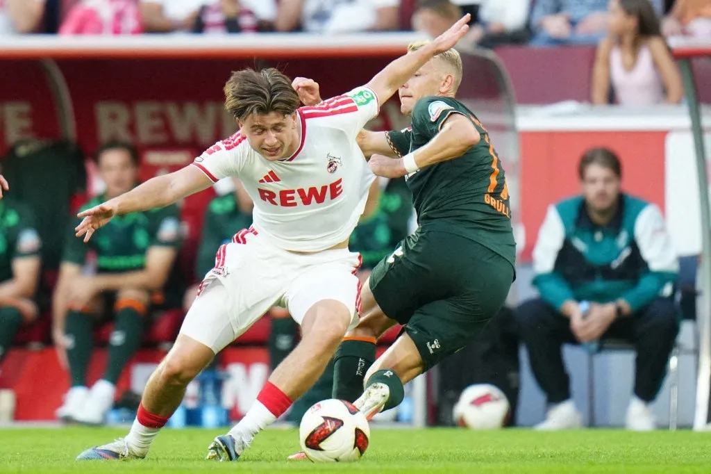 Köln e Werder Bremen empatam em 1 a 1 na Bundesliga