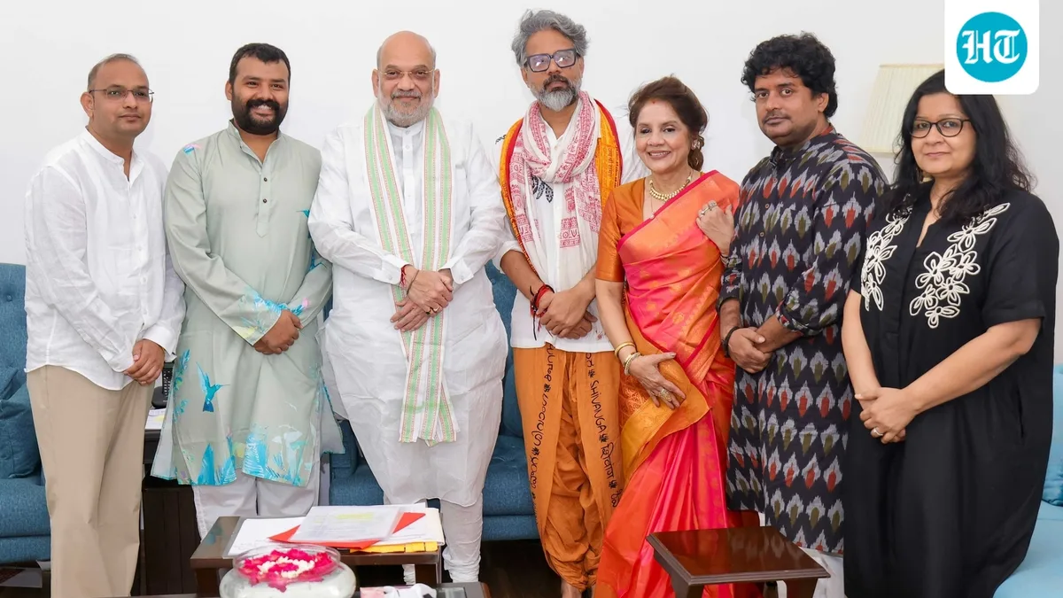 Hanuman Ansh's team meets Home Minister Amit Shah in Delhi as box office collections touch ₹300 crores