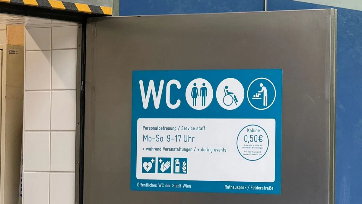 Streit um Kosten fürs WC: 50 Cent für Klogang - 27-Jährige verklagt Stadt Wien