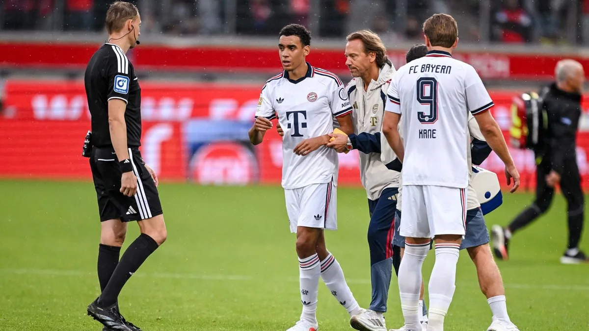 Bayern-Test in Heidenheim: Musiala sorgt erneut für Schreckmoment