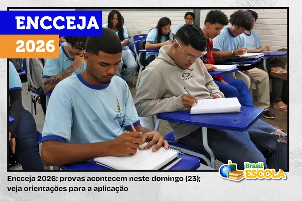 Encceja 2026: provas acontecem domingo (23); veja orientações