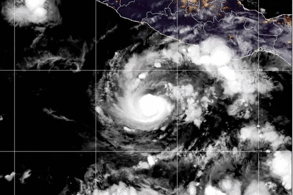 Hurricane Trudy looms over Mexico’s Pacific coast as it strengthens into huge storm