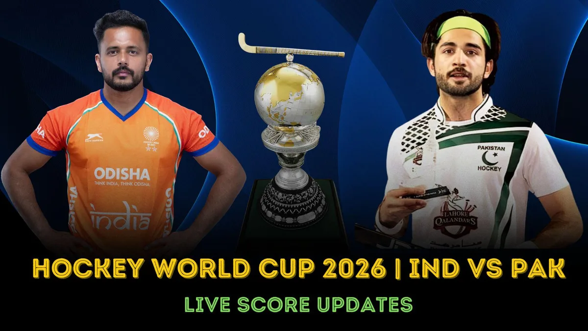 India vs Pakistan Hockey World Cup 2026 LIVE SCORE: IND 0-0 PAK (1st QTR); India eye top two finish
