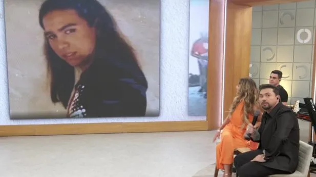 Xand Avião tem reação sincerona com foto antiga no ‘Encontro’ e faz revelação sobre cabelo da época; assista Foto: Reprodução/TV Globo